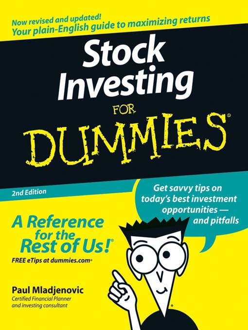 Title details for Stock Investing For Dummies by Paul Mladjenovic - Available